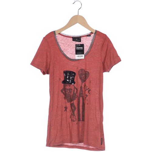 Maison Scotch Damen T-Shirt, rot, Gr. 38