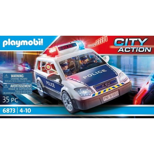 Playmobil® Konstruktions-Spielset Polizei-Einsatzwagen (6873), City Action, (35 St), Made in Germany, bunt