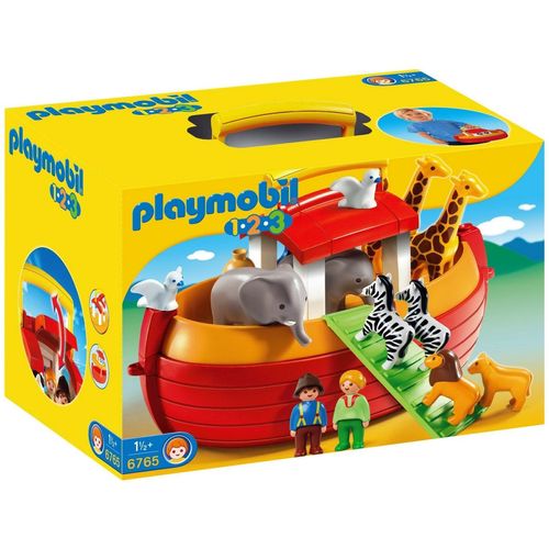 Playmobil® Konstruktions-Spielset Meine Mitnehm-Arche Noah (6765), Playmobil 1-2-3, Made in Europe, bunt