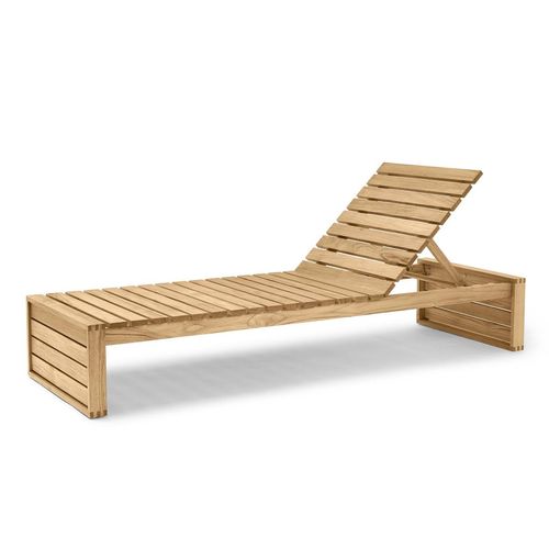 Carl Hansen - BK14 Sonnenliege, Teak unbehandelt