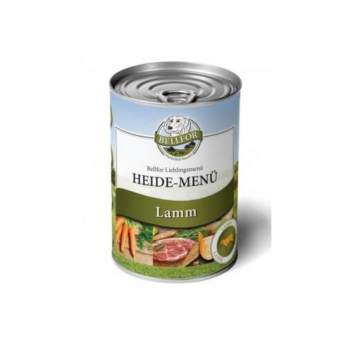 Bellfor Hundefutter Nass mit Lamm - Heide-Menü - 400g