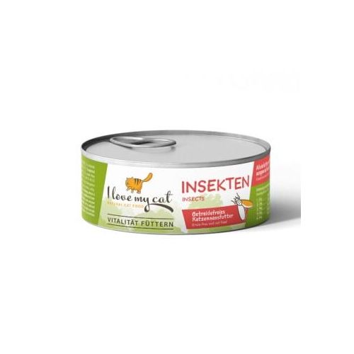 I love my cat Katzenfutter Nass mit Insekten - 100g