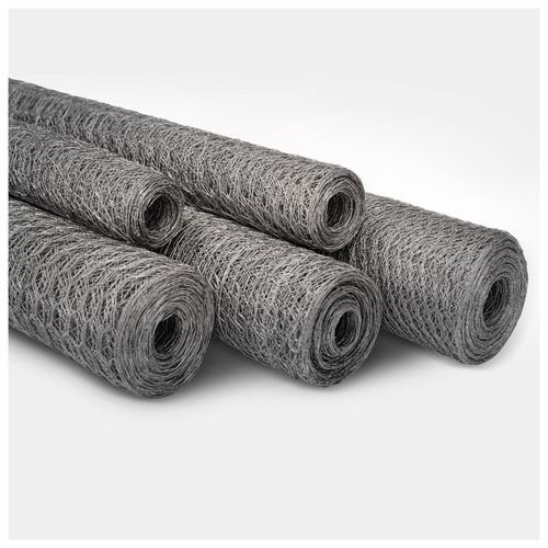 casa pura Drahtzaun Verzinkt Kaninchendraht Maschenweite: 13 mm Höhe: 75 cm