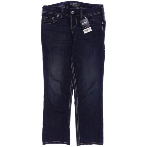 Silver Jeans Damen Jeans, marineblau, Gr. 28