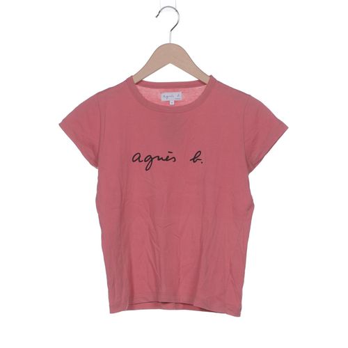 agnes b Damen T-Shirt, pink, Gr. 36