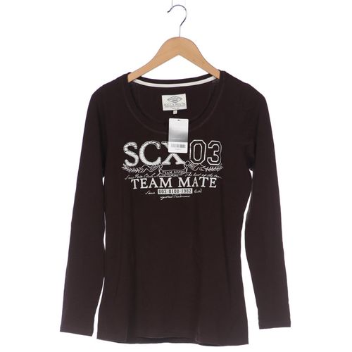 Soccx Damen Langarmshirt, braun, Gr. 42