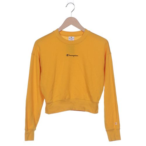 Champion Damen Sweatshirt, gelb, Gr. 34