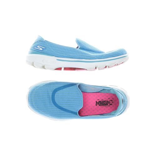 Skechers Damen Halbschuh, blau, Gr. 35