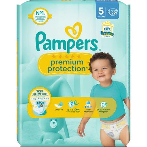 Pampers Windeln Premium Protection Gr. 5 Junior (11-16 kg) (22 St)