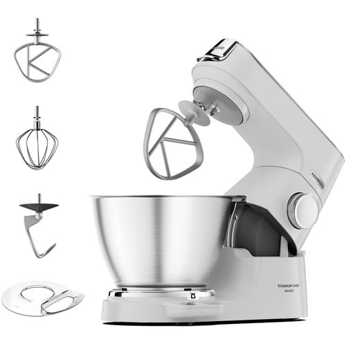 KENWOOD Küchenmaschine "Titanium Chef Baker KVC65.001WH" Küchenmaschinen weiß weiß