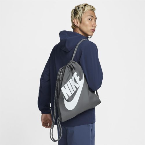 Sac avec cordon de serrage Nike Heritage (13 L) - Gris