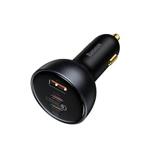 Baseus Car Charger Qualcomm USB 2x USB-C 160W (Grey)