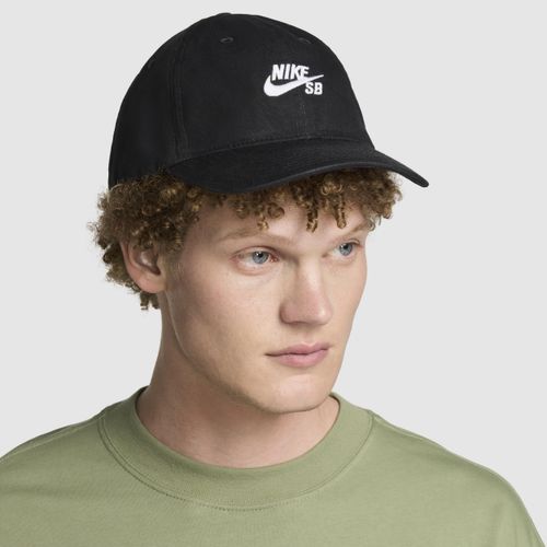 Nike SB Club skatepet zonder structuur - Zwart