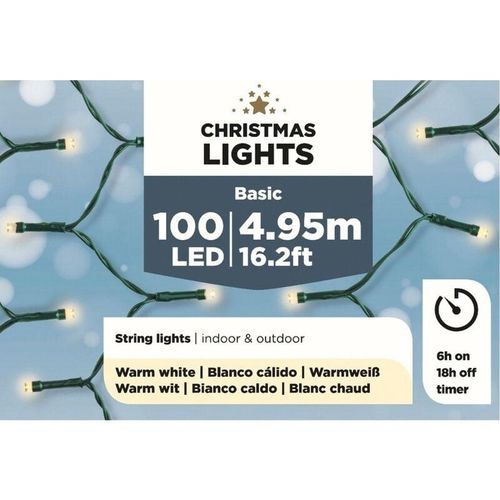 Christmas Lights Weihnachtsbeleuchtung Weihnachtsbeleuchtung - 100 LED - 4,95 m