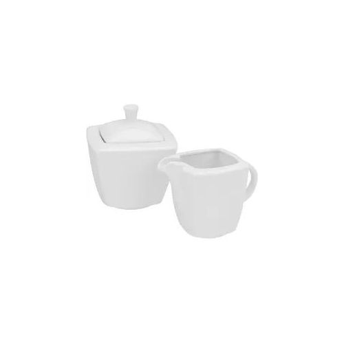Creatable Milch- UND Zucker-Set , Weiß , Keramik , Küchenzubehör, Vorratsbehälter, Zuckerdosen