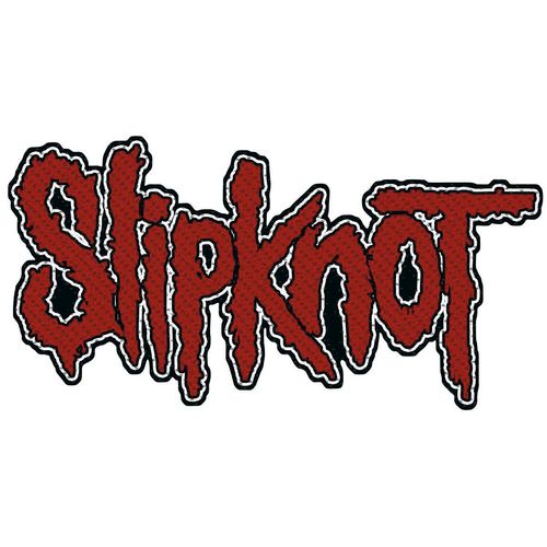 Slipknot Slipknot Logo Patch rot schwarz