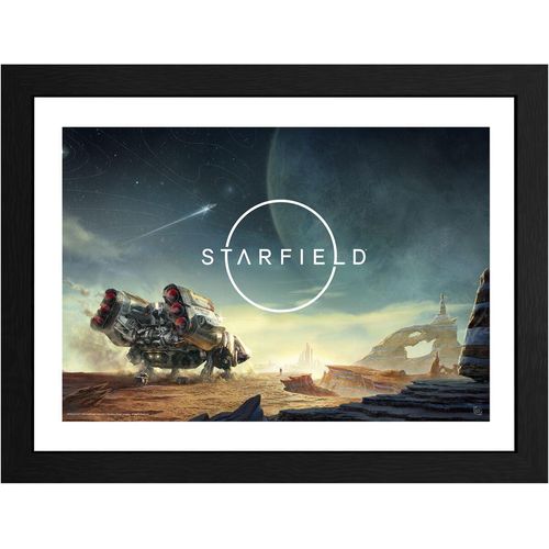 Starfield Landing Poster multicolor