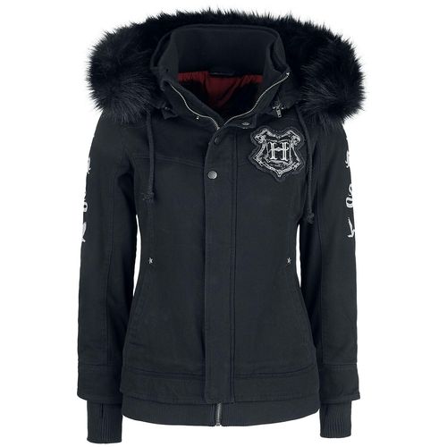 Harry Potter Hogwarts Crest Winterjacke schwarz in S