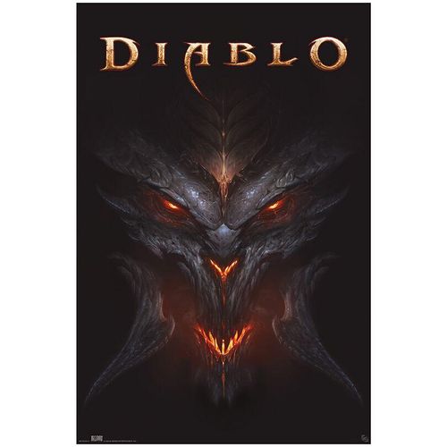 Diablo Diablo Face - Poster Poster multicolor