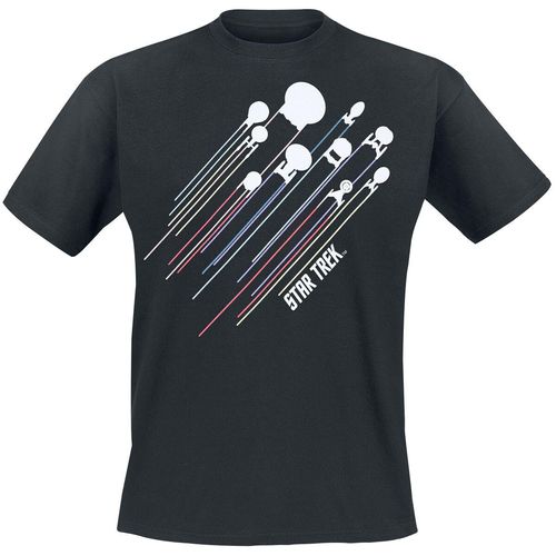 Star Trek Fleet T-Shirt schwarz in M