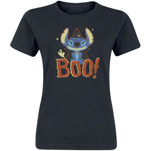 Lilo & Stitch Boo T-Shirt schwarz in M