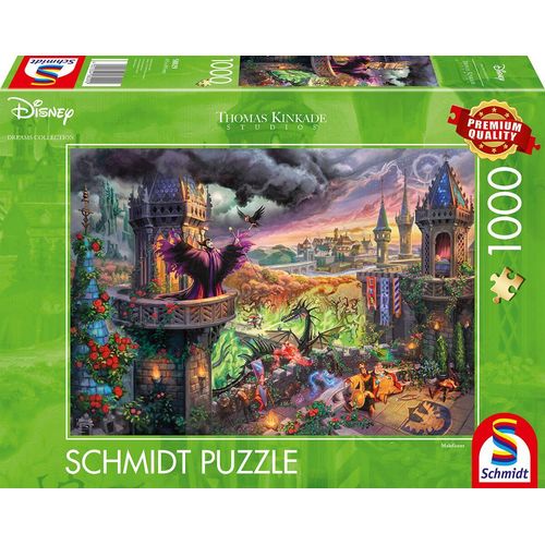 Dornröschen Thomas Kinkade Studios - Disney Dreams Collection - Maleficent Puzzle multicolor