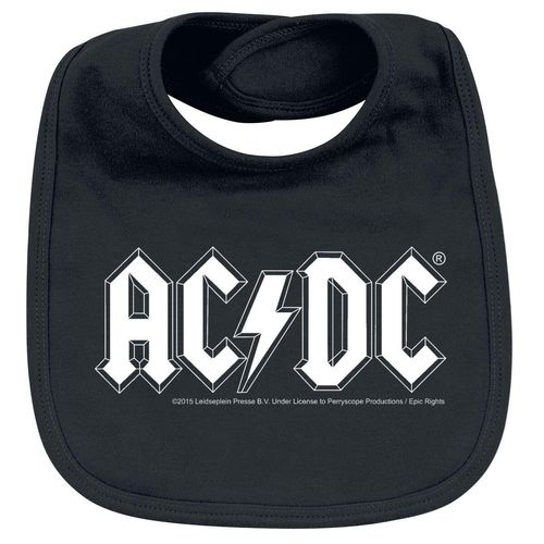 AC/DC Metal-Kids - Logo Lätzchen schwarz