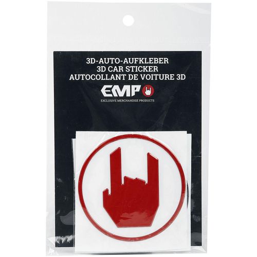EMP Special Collection 3er Set Autoaufkleber Autozubehör schwarz rot weiß