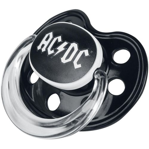 AC/DC Metal Kids - Logo Schnuller schwarz