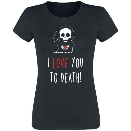 Funshirt I Love You To Death T-Shirt schwarz in S