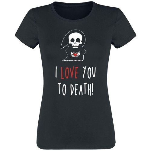 Funshirt I Love You To Death T-Shirt schwarz in XL