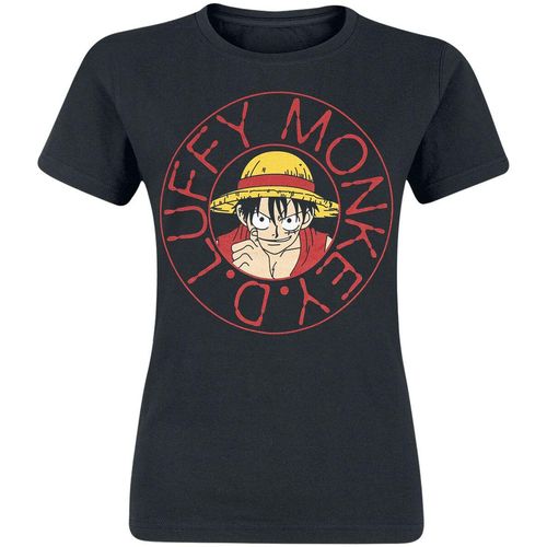 One Piece T-Shirt schwarz in XL