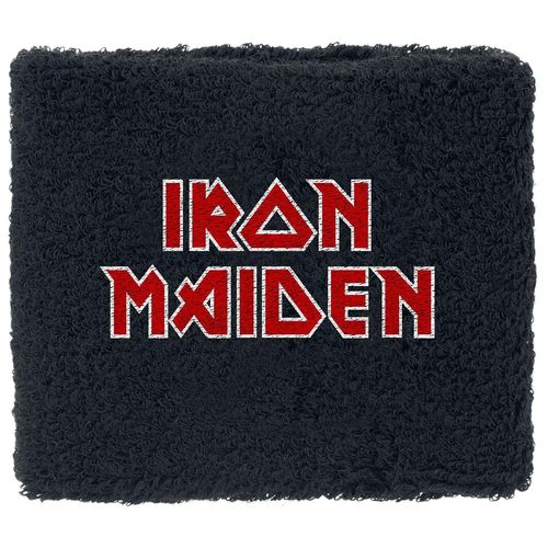 Iron Maiden Logo - Wristband Schweißband schwarz