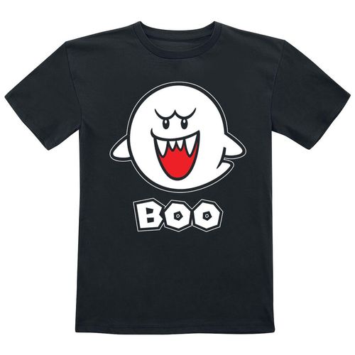 Super Mario Kids - Boo T-Shirt schwarz in 152