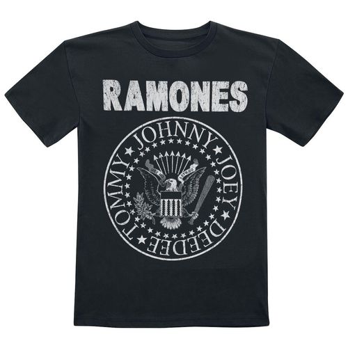 Ramones Kids - Seal Hey Ho Lets Go Backprint T-Shirt schwarz in 128