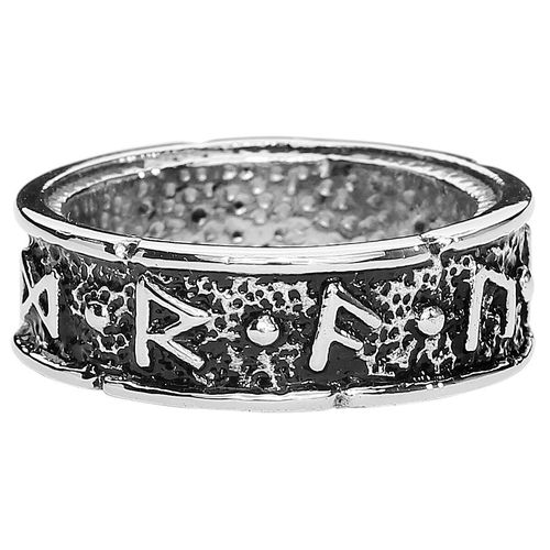 etNox hard and heavy Schriftzeichen Ring multicolor