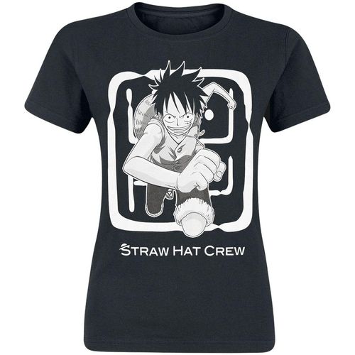 One Piece Luffy T-Shirt schwarz in S