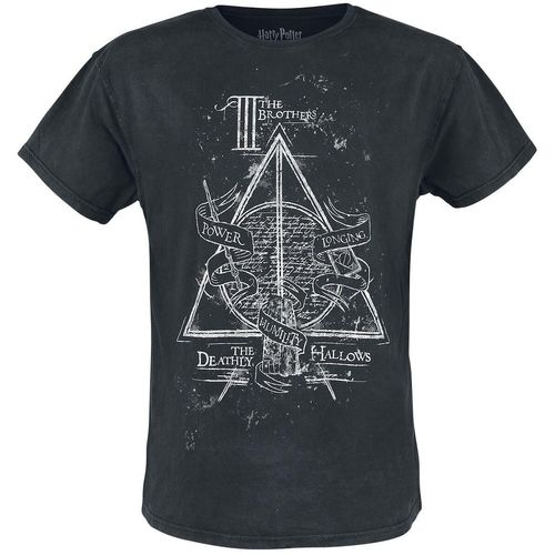 Harry Potter The Deathly Hallows T-Shirt schwarz in S