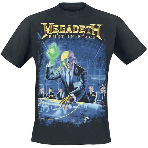 Megadeth Rust in peace T-Shirt schwarz in L