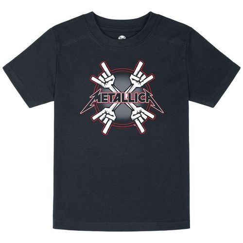 Metallica Metal-Kids - Crosshorns T-Shirt schwarz in 164