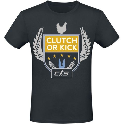 Counter-Strike 2 - Clutch Or Kick T-Shirt schwarz in S