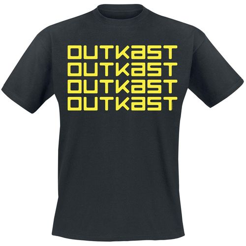 OutKast Logo Repeat T-Shirt schwarz in S
