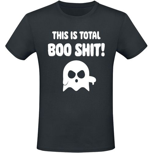 Sprüche This Is Total Boo Shit! T-Shirt schwarz in XL