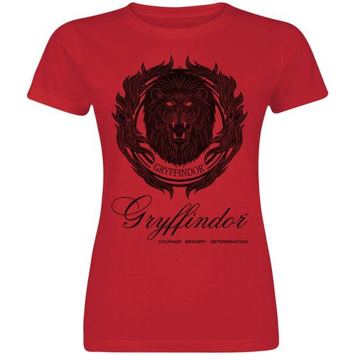 Harry Potter Gryffindor - Courage Bravery Determination T-Shirt rot in XXL