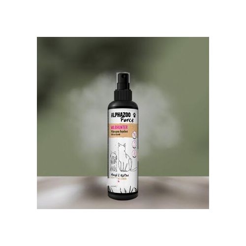 ALPHAZOO MilbHunter Milbenspray für Hunde & Katzen I Starkes Anti Milbenmittel 100 ml