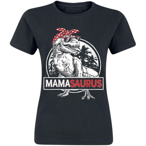 Familie & Freunde Mamasaurus T-Shirt schwarz in S