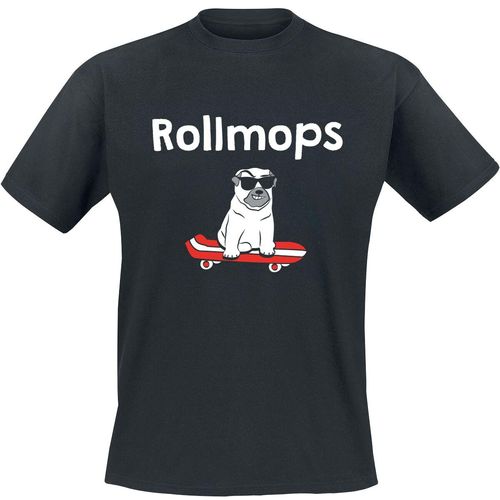 Tierisch Rollmops T-Shirt schwarz in XL