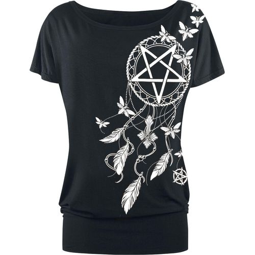Gothicana by EMP T-Shirt Pentagramm und Traumfänger T-Shirt schwarz in S
