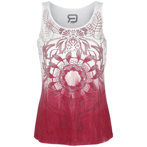 RED by EMP Farbverlauf Tank Top mit Mandala Print Top weiß rot in M