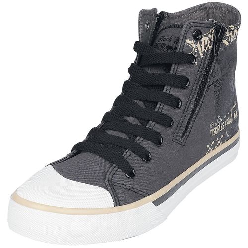 Rock Rebel by EMP HighCut Sneaker mit Print Sneaker high grau in EU40